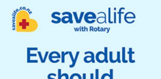 save a life poster captioned Every adult should carry an aspirin