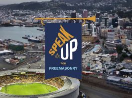 Speak Up for Freemasonry – Episode 2 A logo for the speak up for freemasonry organisation