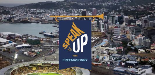 A logo for the speak up for freemasonry organisation