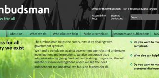 picture of an information sheet about the ombudsman