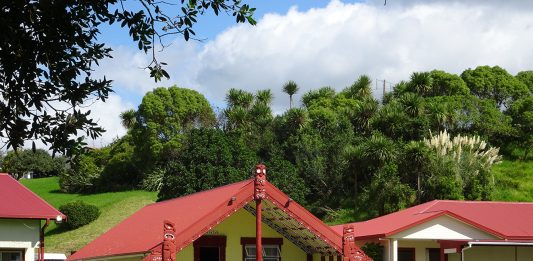 A photograph of Maungatapu Marae