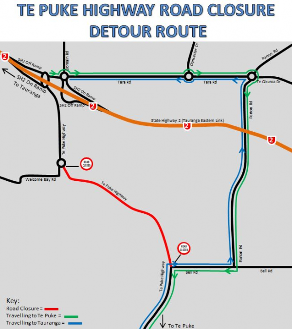Te Puke Highway Closes Over January Bay Waka