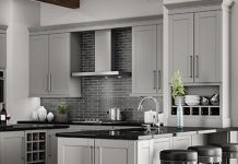 stock image of a kitchens showroom