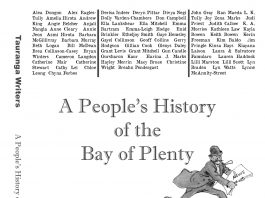 The cover of a book entitled A People’s History of the Bay of Plenty 