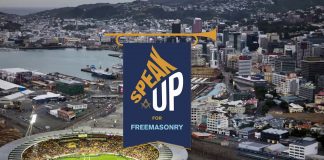 A logo for the speak up for freemasonry organisation