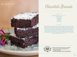 Picture of a recipe for brownies from the Tauranga Waldorf School cookbook