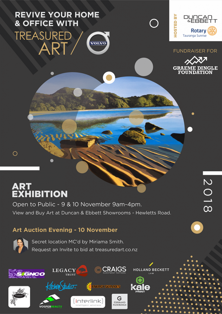 Treasured Art Auction 2018 – Saturday 10 November – (Archive only)