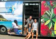 The Tauranga Mobile Library delivers library services to the City of Tauranga, 6 days a week.