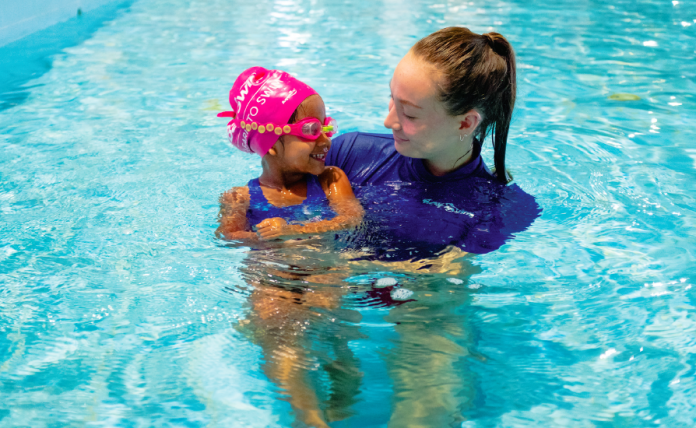 Anisha at BaySwim