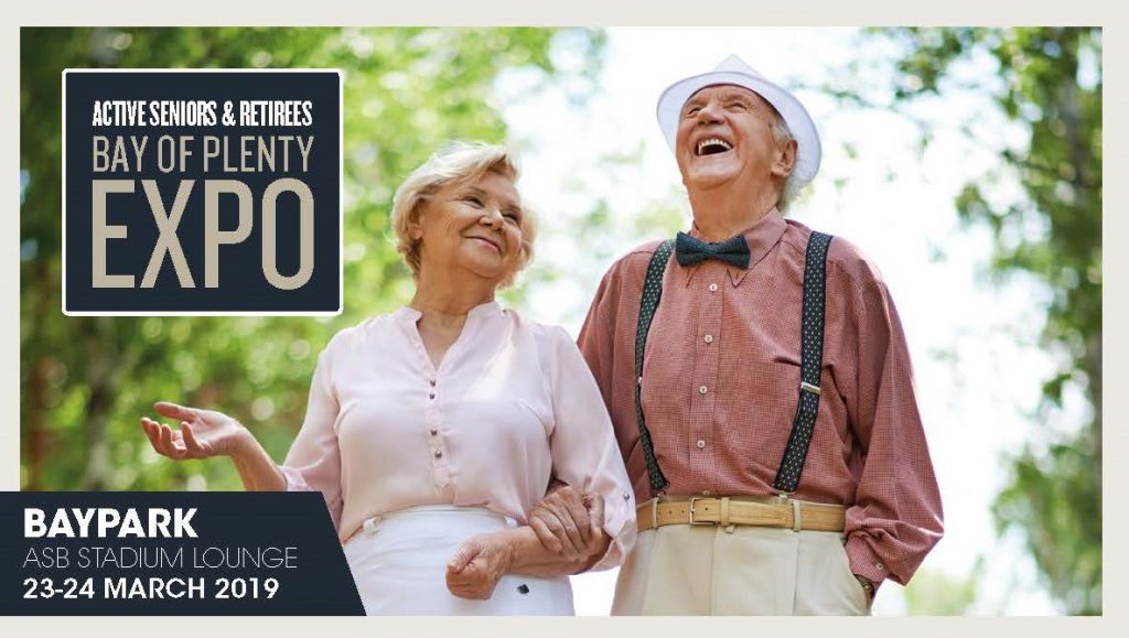 Poster For the 2019 Tauranga Active Retirees Expo