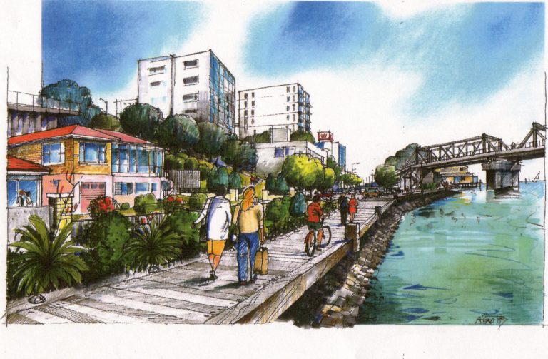 Waterfront pathways enhance house values